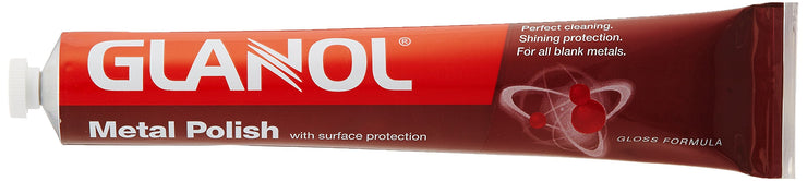 GLANOL / WENOL Metal Polish with Surface Protection Gloss Formula - 1 x 100ml tube