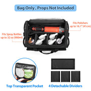 samdew Large Detailing Bag, Detail Organizer for Auto Detailing Supplies Storage, Car Care Box for Vehicle Wash Tools, Car Cleaning Caddy for Detailing Bottles, Buffer, Towel and More, Bag Only