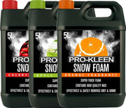 15L of Pro-Kleen Snow Foam with Wax Apple, Cherry and Orange – Super Thick & Non-Caustic Foam – Extremely Powerful & Easy To Use