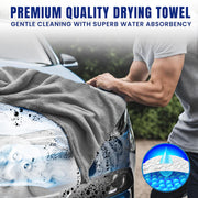 Towelogy® XXL Car Drying Towel Ultra Absorbing Mammoth 6.5 SQ FT One Pass Washing Detailing Microfibre Towels For Cars, SUV, Caravan, Trucks sand Boats (1, Grey)