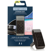 Yankee Candle Sidekick Car Air Freshener Kit | Pink Sands Fragrance Diffuser | Decorative Vent Clip & 1 Refill