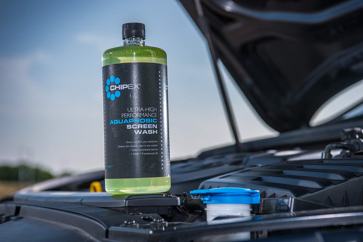 Chipex Concentrated Screenwash & Hydrophobic Windscreen Wiper Fluid - 1 Litre