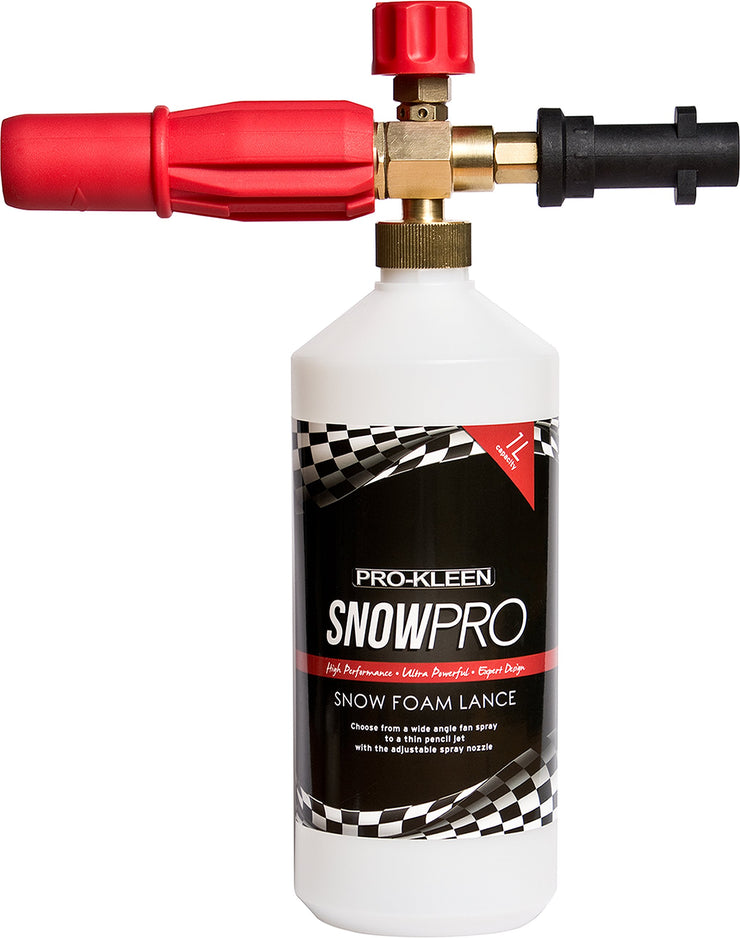 Pro-Kleen Snow Foam Lance/Gun Kit with 5L Orange Snow Foam for Use with Karcher K Series Pressure Washers (K2 / K3 / K4 / K5 / K6 / K7) 1L Capacity with Italian Components & Sprayer for Car Washing