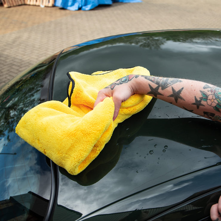 Meguiar’s X1905EU Supreme Microfibre Car Cleaning Drying Towel XL, Yellow