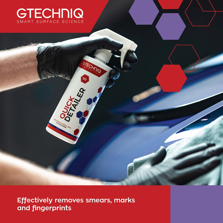 Gtechniq Quick Detailer Spray Car Polish Removes Fingerprints and Watermarks, Detailing Spray Suitable for Bodywork 5000ml, Car Accessories for Car Detailing Kit