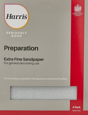 Harris Seriously Good Sandpaper Extra Fine | 4 Pack