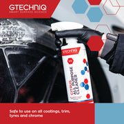 Gtechniq W5 All Purpose Cleaner - Car Degreaser Spray for Oil, Grease and Stain Remover. Suitable for Most Surfaces and Car Wheel Cleaner, 100% Biodegradable Car Cleaning Products. 5000ml