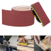 Shineboc Sandpaper Roll, 600 Grit 93mm x 10m Wet Sanding Cloth-Based Emery Cloth Sanding Rolls, Wear Resistant Sanding Sheet Rolls for Wood Metal Stainless Steel Hand Sanders