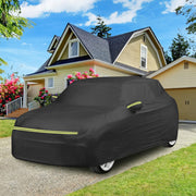 Full Car Cover Compatible with Mini Cooper 2002-2021, All Weather Protection Outdoor Cover Waterproof Breathable Sun Rain Dust with Zip (3 Door-151 * 68 * 56.5 inch)