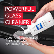 Autoglym Car Glass Polish, 500ml - Windscreen and Car Window Cleaner, Deep Cleaning Cream for Crystal Clear Vision Inside and Out