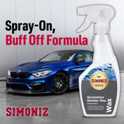 Simoniz, QuickShine Detailer Wax Quick Showroom Shine in A Fraction of the Time, 500ml