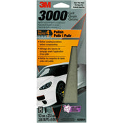 3M Performance 3000 Grit Sandpaper, 3-2/3 in x 9 in, Polish Clear Coat and Paint, Restore Shine, Ideal for Detailed Finishing and Polishing, Very Fine Grade Abrasive for Refined Finishes (03064)