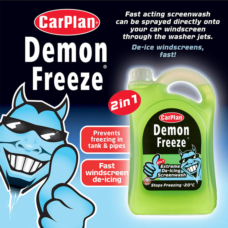 CarPlan Demon Freeze, De-Icing Screenwash, 2.5 Litres (Pack of 6)