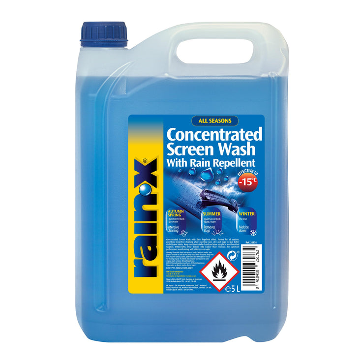 Rain-X Concentrated Screenwash Wiper Fluid With Rain Repellent -15°C