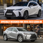 Waterproof Car Cover Replace for 2019-2024 Lexus UX250h UX300e UX 200, 6 Layers All Weather Full Car Covers with Zipper Door & Windproof Bands Outdoor Cover for Car Snow Rain Dust Protection