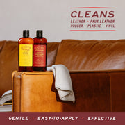 Leather Honey Leather Cleaner The Best Leather Cleaner for Vinyl and Leather Apparel, Furniture, Auto Interior, Shoes and Accessories. Does Not Require Dilution. Ready to Use, 8 Ounce Bottle!