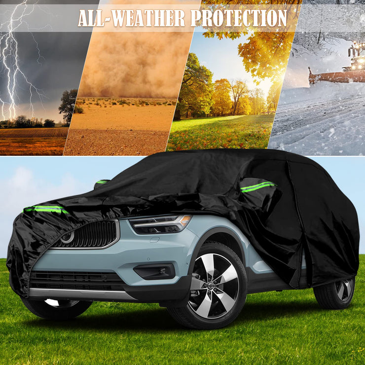 Waterproof Car Cover Replacement for 2017-2024 Volvo XC40, 2021-2024 Volvo C40, All Weather Outdoor Car Covers Full Cover, Windproof Outdoor Cover for Car Snow Rain Dust Sun Protection