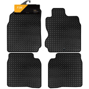 FSW - Tailored Mats - Fits Nissan Note 2005-2013 - HEAVY DUTY 3mm Rubber Matting - Anti Slip Mat - Waterproof, Non Slip Car Floor Mat, Fitted with Clips & Anti Slip Backing - 4 Rubber Floor Mat Set