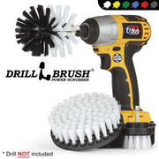 Car - Cleaning Supplies - Drill Brush - Soft Bristle Detailing Scrub Brush Kit - Kayak - Boat - Car Wash - Tires, Wheels and Rims - Interiors - Seat, Carpet, Upholstery, Vinyl, Fabric, Leather Cleaner