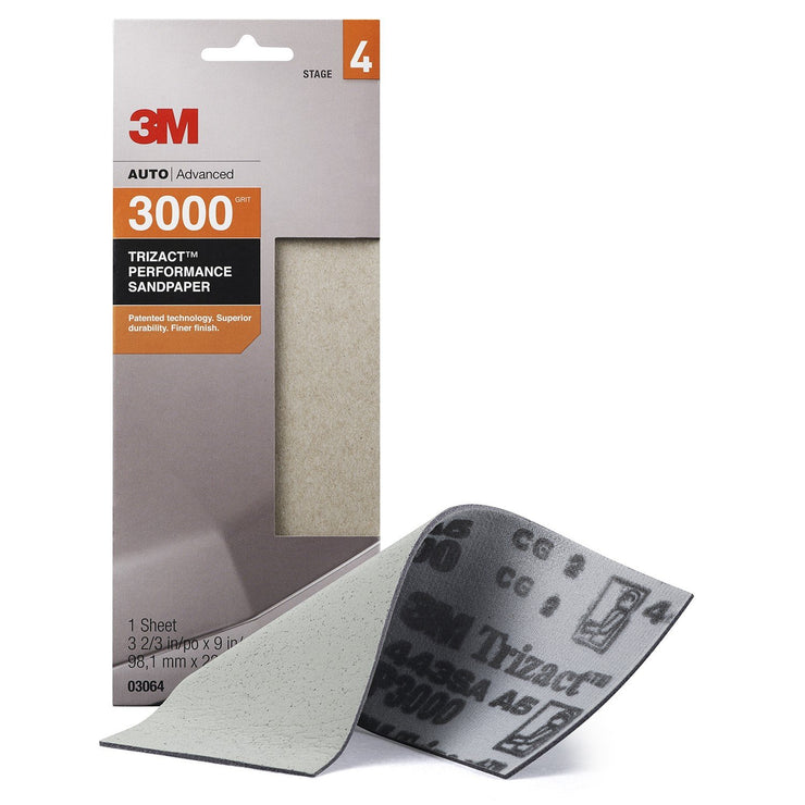 3M Trizact Performance Sandpaper, 03056, 5000, 3 2/3 in x 9 in