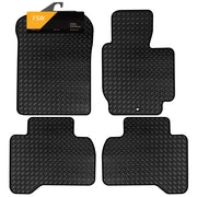 FSW - Tailored Car Mats - Grand Vitara 2005-2015 LWB - HEAVY DUTY 3mm Rubber Matting - Anti Slip Mat - Waterproof, Non Slip Car Floor Mat, Fitted with Clips & Anti Slip Backing - 4 Rubber Floor Mats