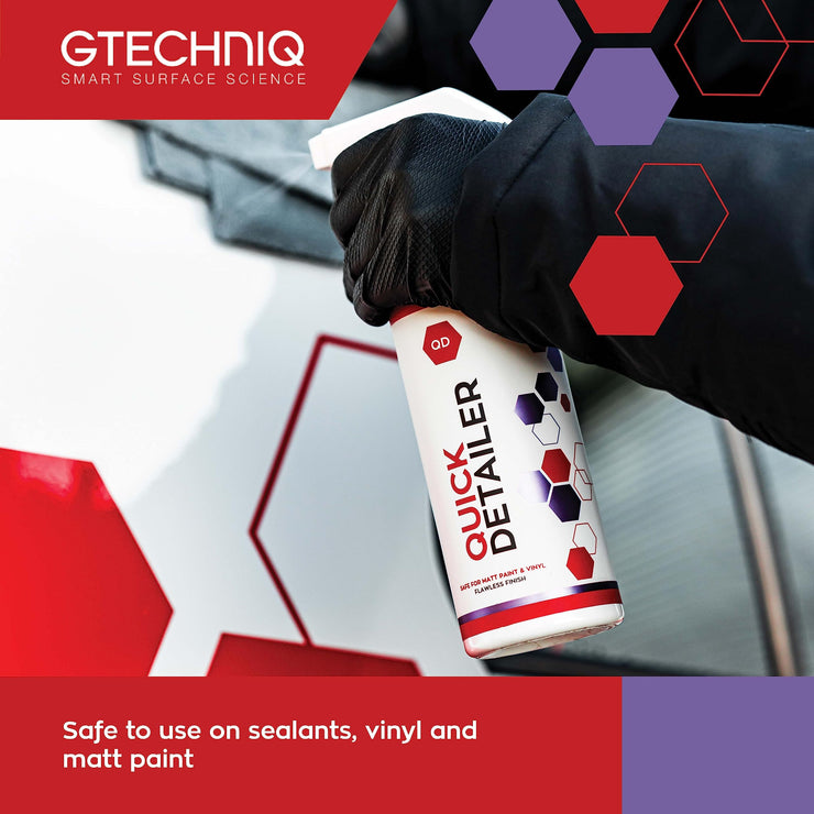 Gtechniq Quick Detailer Spray Car Polish Removes Fingerprints and Watermarks, Detailing Spray Suitable for Bodywork 5000ml, Car Accessories for Car Detailing Kit