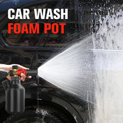 Snow Foam Cannon,1500ml Snow Foam Gun Sprayer Car Wash Foam Sprayer with Adjustable Spray Nozzle Snow Foam Lance for Pressure Washer with 1/4'' Quick Connector Fits Most Car Washing Accessories,Black