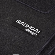 Logo Tailored Black floor Car Mats for Qashqai J11 2014-2021 4pcs