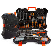 VonHaus Socket & Tool Set, 256 Piece Tool Set with Socket Set, in Heavy Duty Storage Case, Everything You Need for DIY, Workshop & Garage, Spanners, Pliers, Screwdrivers & Grips, 2 Year Warranty