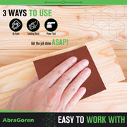 Sandpaper Roll - Fine P120-11.5cm x 5m Sandpaper For Wood and Walls - Fine Sand Paper 120 grit