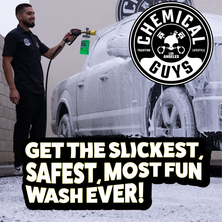 Chemical Guys EQP324 Big Mouth Max Release Foam Cannon (Car Wash, Home Wash & Boat Wash Foam Cannon That Connects to Your Pressure Washer) 34 oz Bottle