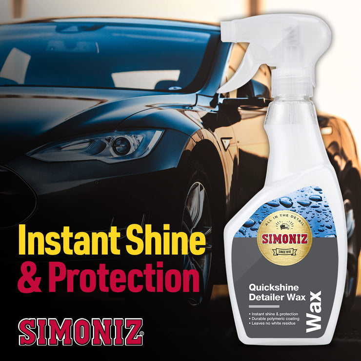 Simoniz, QuickShine Detailer Wax Quick Showroom Shine in A Fraction of the Time, 500ml