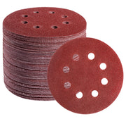 SATC 125mm Sanding Discs 72Pcs Orbital Sander Discs Hook and Loop Sanding Pads for Random Orbital Sander, 40 60 80 120 180 240 320 Grits Sanding Discs