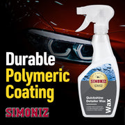 Simoniz, QuickShine Detailer Wax Quick Showroom Shine in A Fraction of the Time, 500ml