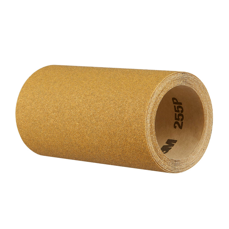 3M 025080UK SandBlaster Sandpaper Roll with Paint Stripping, 115 mm x 2.5 m, Yellow