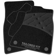 Car Mats FOR Mazda CX-30 2019+ Black Carpet & Black Ribbed Trim & Black Full Width Heel Pad [SAPP-2423]