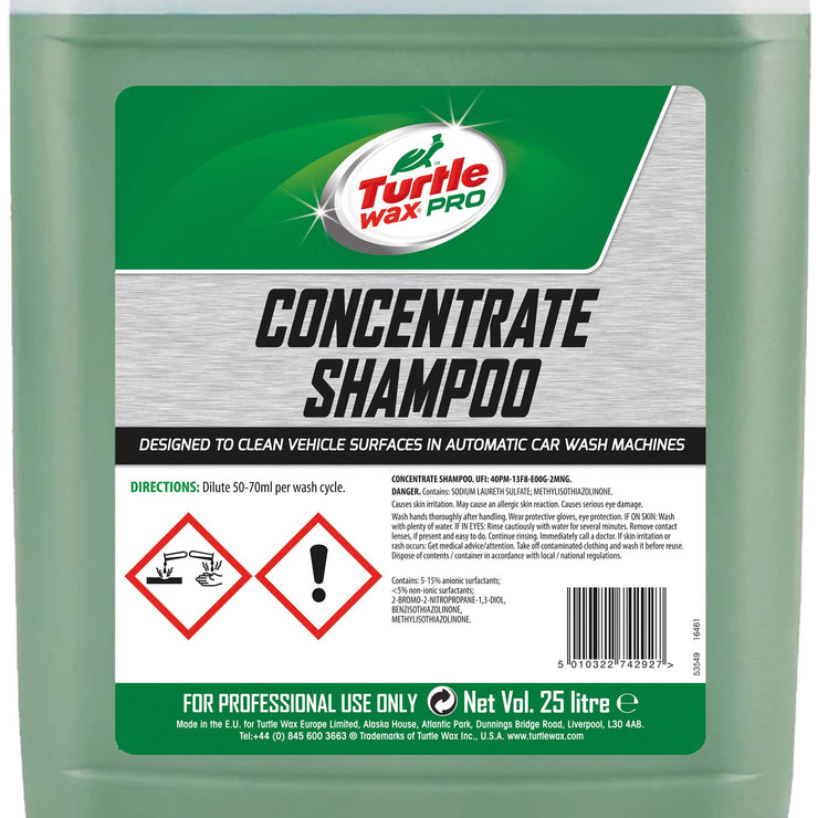 Turtle Wax Pro 53549 Standard Car Shampoo 25 Litre Bulk Buy