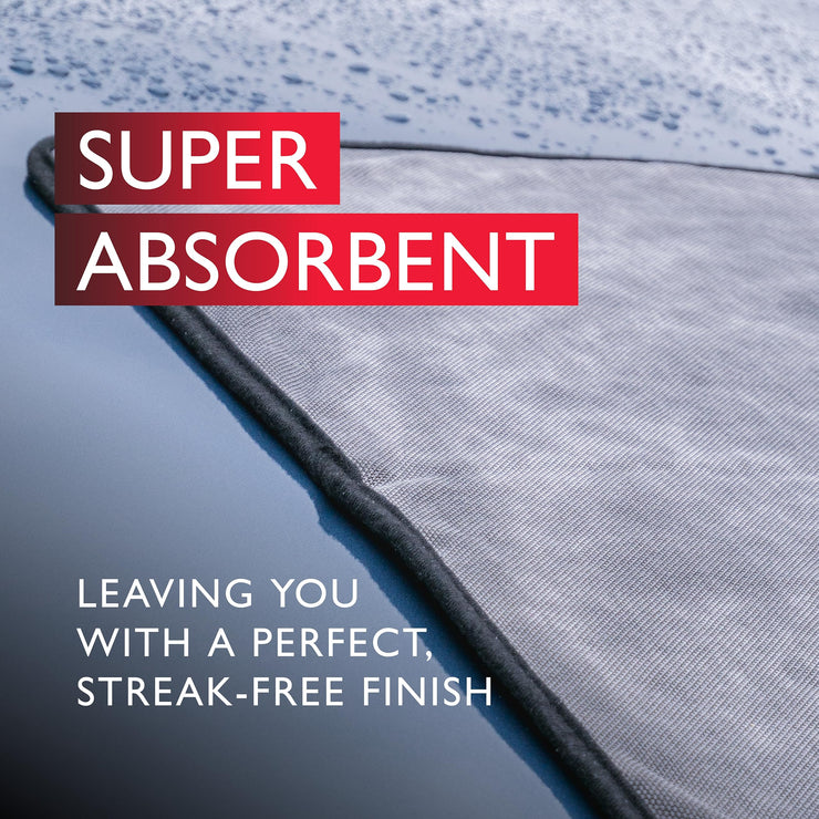 Autoglym Ultra-Soft Drying Towel, Extra Large Car Drying Towel, Ultra-Absorbent Twisted Loop, Lint Free Finish