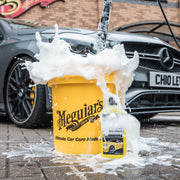 Meguiar's RG203 Yellow Large Car Wash Bucket 5US Gallon (Grit Guard compatible / sold separately)