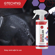 Gtechniq Quick Detailer Spray Car Polish Removes Fingerprints and Watermarks, Detailing Spray Suitable for Bodywork 5000ml, Car Accessories for Car Detailing Kit