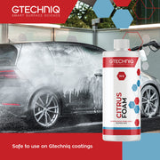 Gtechniq Auto W4 Snow Foam Car Shampoo and Degreaser For Cars, 100% Biodegradable Non-Caustic Pre-Wash Snow Foam Car Wash, 5L