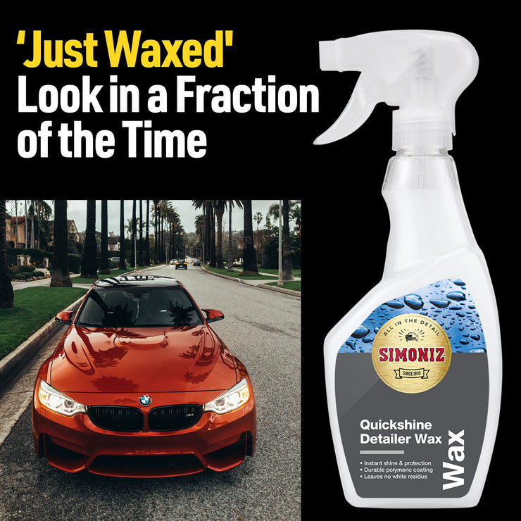 Simoniz, QuickShine Detailer Wax Quick Showroom Shine in A Fraction of the Time, 500ml