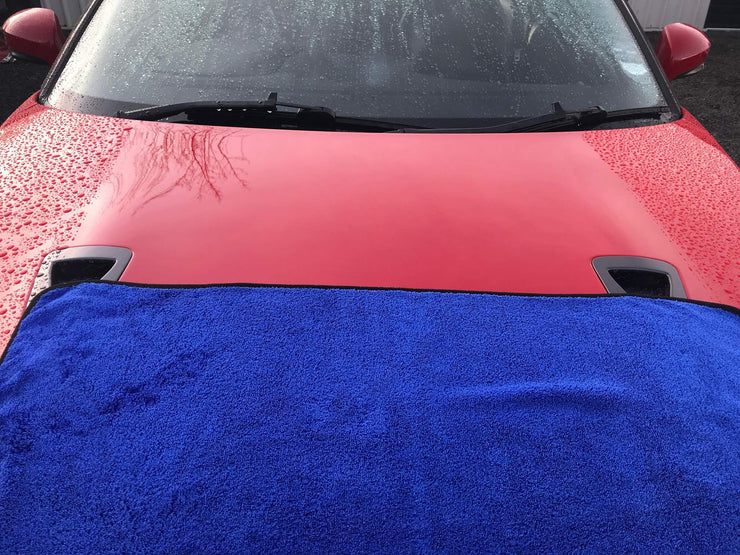 Topteck Signature Car Care - Extra Large Microfibre Drying Towel (90cmx70cm) - Super Absorbent Car Drying Cloth - Car Cleaning Accessories