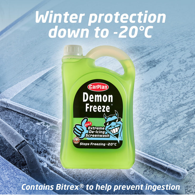 CarPlan Demon Freeze, De-Icing Screenwash, 2.5 Litres (Pack of 6)