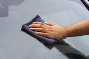 Glart 4432K Set of 2 car care microfibre cloths for car window cleaning, microfibre cloths special Fishskin 60 x 40 cm microfibre cloth and dry cloth 32 x 32 cm, washing set also for window cleaner