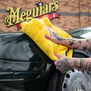 Meguiar’s X1905EU Supreme Microfibre Car Cleaning Drying Towel XL, Yellow