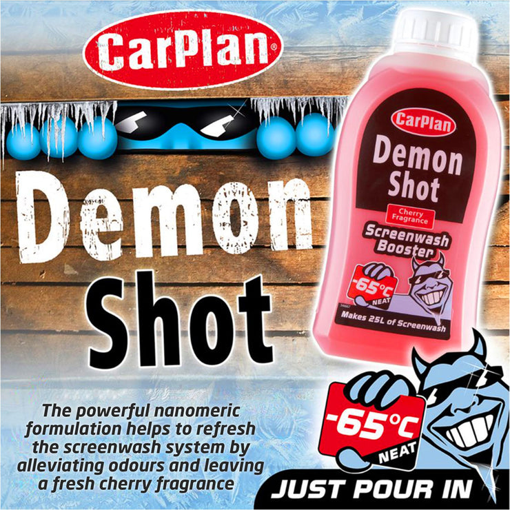 CarPlan Demon Shot Screenwash Booster, 500ml (Pack of 6)