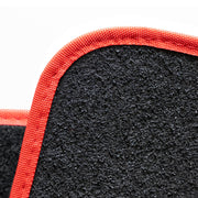 CarMats.co.uk Universal Car Mats Red Trim - Black Carpet Right Hand Drive Car Floor Mats