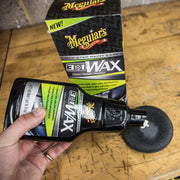 Meguiar's G191016EU 3in1 Car Wax 473ml, Clean Polish Protect, One Step Paint Care