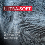 Autoglym Ultra-Soft Drying Towel, Extra Large Car Drying Towel, Ultra-Absorbent Twisted Loop, Lint Free Finish